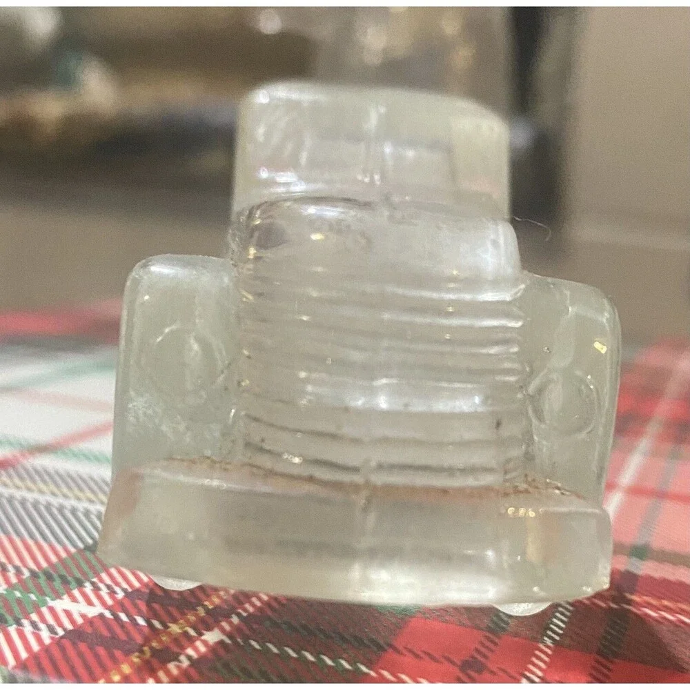 Antique Glass Car Candy Container